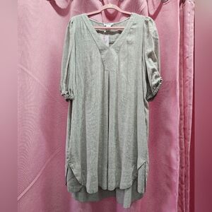 Cynthia Rowley Tan Linen Blend Dress Sz. XL